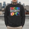 Unicorn Security Birthday Family Halloween Costume Mom Dad Men Sweatshirt Unicorn Security Birthday Family Halloween Costume Mom Dad Men Sweatshirt