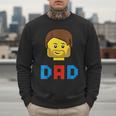 Unique Family Dad Master Builder Building Bricks Blocks Men Sweatshirt