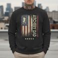 USA American Flag Archery Dad Men Sweatshirt