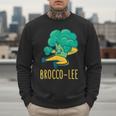Vegetable Word Game Dad Joke Brocco-Lee Broccoli Men Sweatshirt Vegetable Word Game Dad Joke Brocco-Lee Broccoli Men Sweatshirt