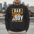Vehicle Construction Excavator Dad Of The Birthday Boy Small Men Sweatshirt
