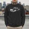 Vintage 73-87 Mini C10 Truck Slammed Graphic Dad Gag Father Men Sweatshirt