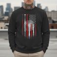 Vintage Baseball American Flag Classic Fit Tee For Dad And Mom Men Sweatshirt