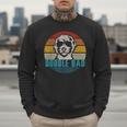 Vintage Best Doodle Dad Ever Father's Day Golden Doodle Men Sweatshirt