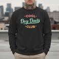 Vintage Cool Dog Dads Club Father's Day Dog Lover Men Sweatshirt