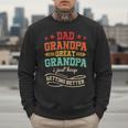 Vintage Great Grandpa For Fathers Day Dad Papa Grandpa Men Sweatshirt