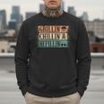 Vintage Grill Dad Grilling Chilling Refilling Men Sweatshirt