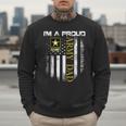 Vintage I'm A Proud Army Dad With American Flag Men Sweatshirt