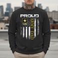 Vintage Proud Army Dad With American Flag Men Sweatshirt