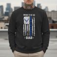 Vintage USA Flag Proud To Be An US Air Force Dad Men Sweatshirt