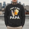 Voy Hacer Papa Ser Papa Voy A Ser Papa Dad To Be In Spanish Men Sweatshirt