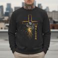 Welder Christian Cross Weld Welding Dad Jesus Lover Men Sweatshirt