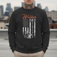 Welder Dad Like A Normal Dad Only Cooler USA Flag Welding Men Sweatshirt