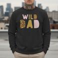 Wild Wild Dad Two Wild Birthday Outfit Zoo Birthday Animal Men Sweatshirt