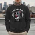 World's Coolest Dog Dad Papa Men Pitbull Men Sweatshirt
