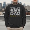 Worlds Okayest Dad Vintage Style Men Sweatshirt Worlds Okayest Dad Vintage Style Men Sweatshirt