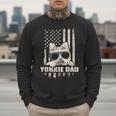 Yorkie Dad Cool Vintage Retro Proud American Men Sweatshirt