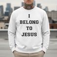 I Belong To Jesus Christian Gym Apparel Christian Dad Men Sweatshirt