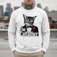 The Cat Father Cool Cat Dad Cat Lovers Men Sweatshirt