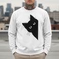 Curious Cat Peeking Sneaky Cat Cat Mom Cat Dad Men Sweatshirt Curious Cat Peeking Sneaky Cat Cat Mom Cat Dad Men Sweatshirt