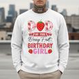 Dad Of The Berry First Birthday Girl Sweet Strawberry Men Sweatshirt