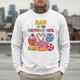 Dad Of The Birthday Girl Candyland Colorful Lollipop Party Men Sweatshirt Dad Of The Birthday Girl Candyland Colorful Lollipop Party Men Sweatshirt