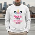Dad Of The Birthday Girl Family Matching Unicorn Birthday Men Sweatshirt