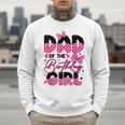 Dad Of The Birthday Girl Pink Family Birthday Girls Party Men Sweatshirt