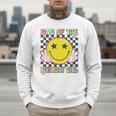 Dad Of The Birthday Girl Retro Family Matching Party Bday Men Sweatshirt