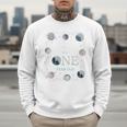 Daddy Houston We Have One Year Old Space Theme 1st Birthday Men Sweatshirt