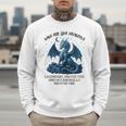 Dads Are Like Dragons Legendary Protective Fatherhood Men Sweatshirt