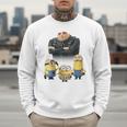Despicable Me Minions Father's Day 1 Dad Cardboard Sign Men Sweatshirt