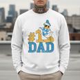 Disney Donald Duck Number One Dad Sunglasses Father's Day Men Sweatshirt