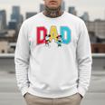 Disney Mickey And Friends Mickey Minnie Dad Collegiate Logo Men Sweatshirt
