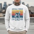 Dog Airedale Terrier Dad Vintage Airedale Terrier Dad Men Sweatshirt