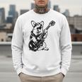 Dog Guitarist Guitar Pembroke Welsh Corgi Dad Mom Men Sweatshirt