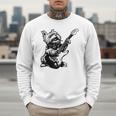 Dog Guitarist Guitar Yorkie Dad Mom For Men Women Men Sweatshirt