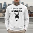 Donkey Mom Or Dad I Love My Donks Farmer Men Sweatshirt
