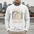 Don't Be A Dumb Bass Fish Camo American Flag Dad Jokes Men Sweatshirt
