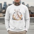 Fast Food Deer Hunting Hunter Dad Tail Buck Men Sweatshirt