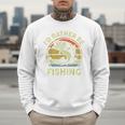 Fishing I'd Rather Be Fishing Bass Fish Dad Jokes Men Sweatshirt