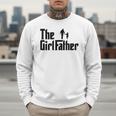 The Girl Father Dad Of Girls Daddy Daughter Men Sweatshirt