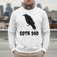Goth Dad Gothic Bird Crow Emo Father's Day Men Sweatshirt