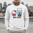 Hello Kitty Best Dad Fathers Day Small Men Sweatshirt Hello Kitty Best Dad Fathers Day Small Men Sweatshirt