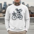 Italian Greyhound Whippet Bicycle Cycling Dog Mom Iggy Dad Men Sweatshirt