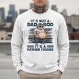 It's Not A Dad Bod It's Father Figure Fat Cat Vintage Men Sweatshirt