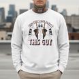 Marvel Deadpool Father's Day Who Tells Dad Jokes This Guy Men Sweatshirt