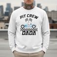 Race Car Racing Family Dada Pit Crew Birthday Party Men Sweatshirt
