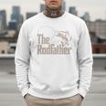 Rodfather Bass Fish Dad Joke Fishing Daughter Son Men Sweatshirt