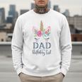 Unicorn Dad Of The Birthday Girl Shirt Matching Party Tee Men Sweatshirt